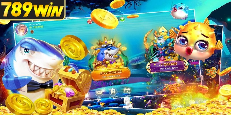 JDB bắn cá 789WIN nổi bật với nhiều phòng chơi trực quan